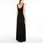 Max Mara ‘S Dress Black Scoop Neck Sleeveless Maxi Slip Dress Sz S EUC LBD Photo 1