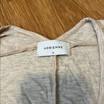 Adrienne  Beige V-Neck Short Sleeve Tee medium super soft Photo 1