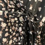 Paige Carrie Ann Fragrant Rose Floral Faux Wrap Dress M Boho Cottage Whimsical Photo 3