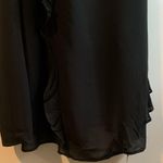 Reformation NWT Black Ruffle Semi-sheer Maxi Skirt Size Medium Photo 6