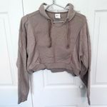 Nike  Like New Women's Brown Cropped Sweatshirt MEDIUM Photo 0
