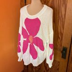 POL  Bright Flower Beachy Sweater Photo 9