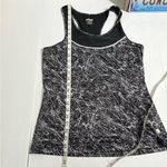 Prince Active Tank Top Black White Print Size L Tennis Racerback Stretch Size L Photo 6