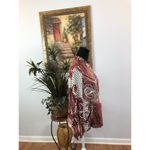 Chico's Chico’s Women Sz 1 Printed Bumper Jacket Size Full Zipper Front Boho High Neck Photo 1