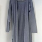 Uniqlo Airism Women Sweater Size S Blue UV Protection Long Cardigan Athleisure Photo 0
