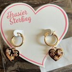Frasier Sterling  Heart Earrings Photo 0