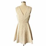 ERIN FETHERSTON Wedding Cake Dress Jacquard Cream Embossed A Photo 8