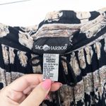 VTG Sag Harbor Womens Skirt Size M Black Midi Floral Boho Cottage‎ Whimsigoth Size M Photo 6