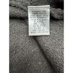 Michael Kors Hooded Knit Tunic Sweater Long Sleeve Cowl Hood Dark Gray L Photo 3