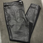 Halogen Black Faux Leather Pants Photo 0