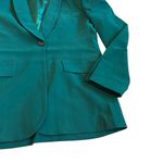 ZARA  Forest Green Button-Down Blazer Jacket Oversized Classic Office Size Medium Photo 1