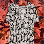 Black & White Floral Maxi Photo 1