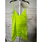 Brand New Ettitude Women's Size XS Lime Green Sleeveless Mini Dress Bamboo Photo 1