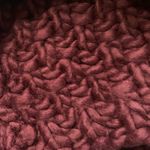 Francesca's Burgundy Chunky Knit Infinity Scarf Photo 2