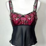 Vintage Chiffon Camisole Black Size L Photo 0