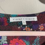 Violet+Claire  Floral Blouse Bell Sleeve BOHO Top Photo 1