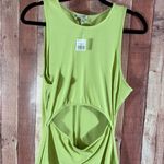 Iris ‎ Lime Green Cutout Dress Size Medium Photo 2