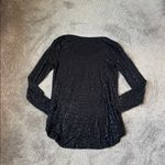 White House | Black Market  Black Animal Print Top SIZE S Photo 3