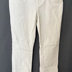 Tommy Hilfiger EUC Ivory Straight Leg Corduroy Pants Women’s Size 10 Photo 0