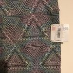 LuLaRoe  Pencil Skirt Cassie Rainbow Ombré w/Black Overlay Sz 2X NWT Professional Photo 2