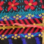 Norton Mcnaughton Vintage  Petites Bright Funky Floral Cardigan Sweater Photo 1