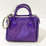 Victoria's Secret RARE  Purple MINI PURSE ANGEL Key Chain Ring BAG CHARM NEW Photo 3