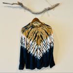 Young Fabulous and Broke Susan Tie Dye Satin Button Up Shirt Photo 3