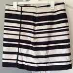 White House | Black Market  Black and White Mini Pencil Skirt Photo 1
