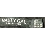 Nasty Gal Collection Denim Women's Black Wide Leg/Flared‎ Jeans Size 10 Photo 3