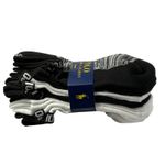 Ralph Lauren Polo  Women's No Show Socks 6 Pack Black White Gray Athletic Casual Photo 3