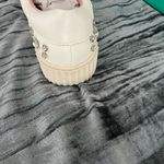 Women's White Embellished Sneakers by Lauren Lorraine Size 10 Photo 4