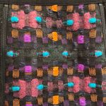 Milly  Black Exposed Zippers Mini Skirt Southwestern Chic Contemporary Size 0 XS Photo 8