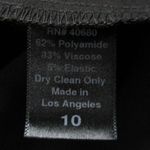 Black Halo NWT Jackie in Black Cap Sleeve Tailored Sheath Dress 10 $375 No Belt Photo 5