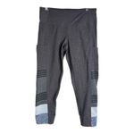 prAna  Gray Athletic Capri Leggings Photo 2