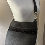 Elegant Magid Women’s Olive Woven Shoulder Bag Black Photo 0