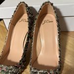 J.Crew collection Elsie tweed pumps with gold toe accent Made in Italy Photo 3