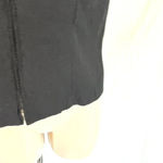 Scarlett VTG Two Tone Full Zip Blouse Shoulder Pads Size MD Photo 5