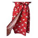 SheIn  X Hello Kitty Dress‎ Women Small Red Polka Dot Belted Faux Wrap Mini NWT Photo 6