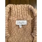 L'Academie  Imani Boucle Knit Pullover Cutout Beige Long Sleeve Sweater XS Photo 4