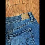 American Eagle Tom girl midi distressed hem shorts size 8 Photo 6