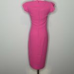 Pinko GAFF ABITO Fuchsia Ruffle Midi Dress IT 38 US 2 Elegant Cocktail Pink Photo 8