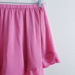 Free People Pink Ruffle Hem Shorts Unlined Photo 2