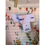 Old Navy  Linen Mini Dress Floral Cottagecore Spring Summer Spaghetti Strap Party Photo 5