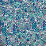 Simply Southern  Seashell Cold Shoulder Swing Dress Large Photo 1