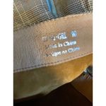 Brown Plaid Over The Knee Boots Women's Size 10 Stiletto Heel Lace Up Detail Photo 6