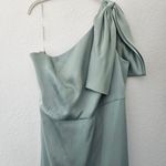 Sachin + Babi  One shoulder Chelsea Gown Ice‎ Blue Size 20W Photo 4
