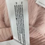 MINKPINK NWT Mink Pink Millie Fluffy Knit Tee Women L Blush Pink Short Sleeve Sweater Photo 7