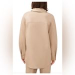Halogen  faux leather shirt jacket Photo 1