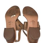 Barbara Barbieri Italian Made Leather Chunky Heels Tan Size 8 Photo 3