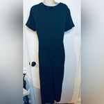 l*space Black L* Drew Dress Front Twist Ankle Length Size Small Nwt! Photo 7